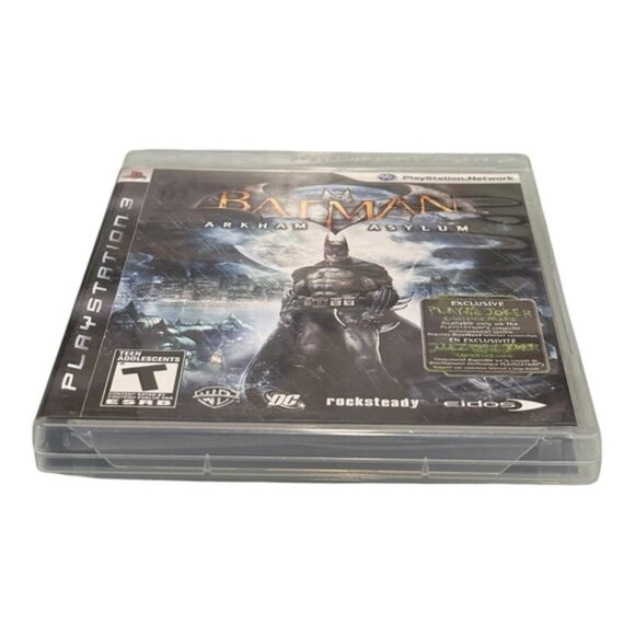 Batman Arkham Asylum PlayStation 3 PS3 Complete Game Tested Joker Challenge Maps - Picture 2 of 10